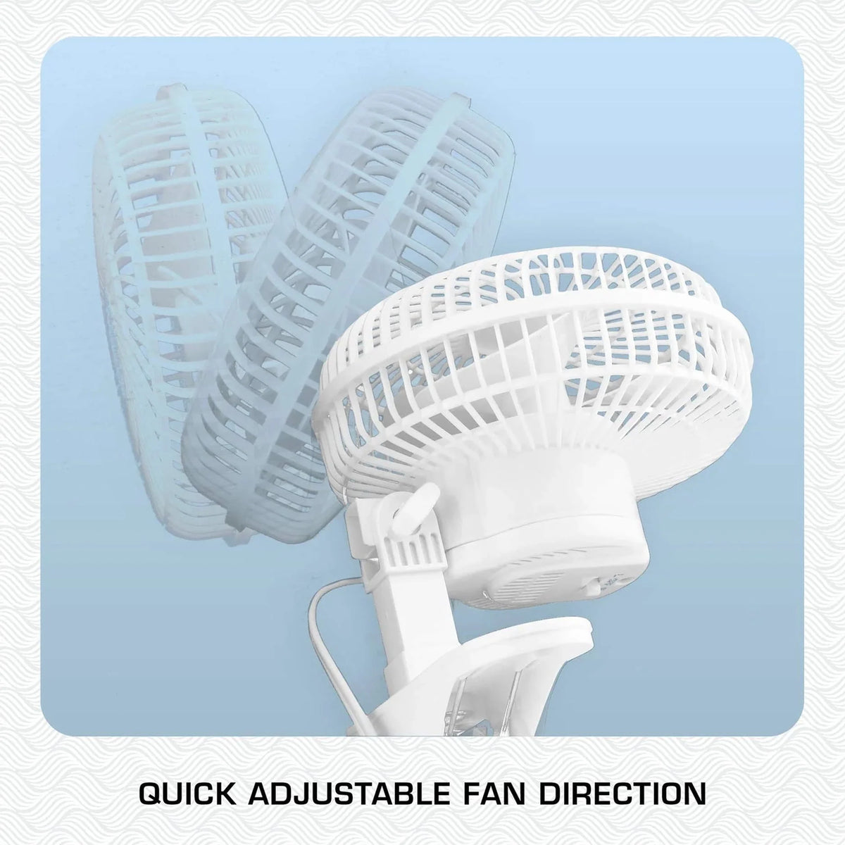 18 Inch Oscillating Wall Mount Fan White G374908