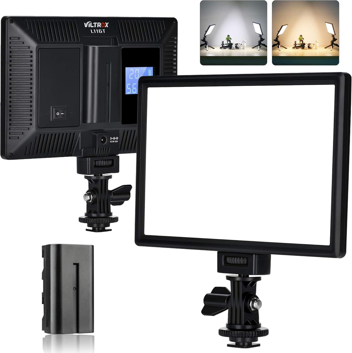 LED Video Light Panel 3300K-5600K U2983