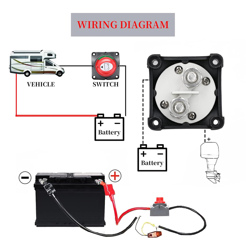 12-48 V Battery Switch Pack of 2 O7838