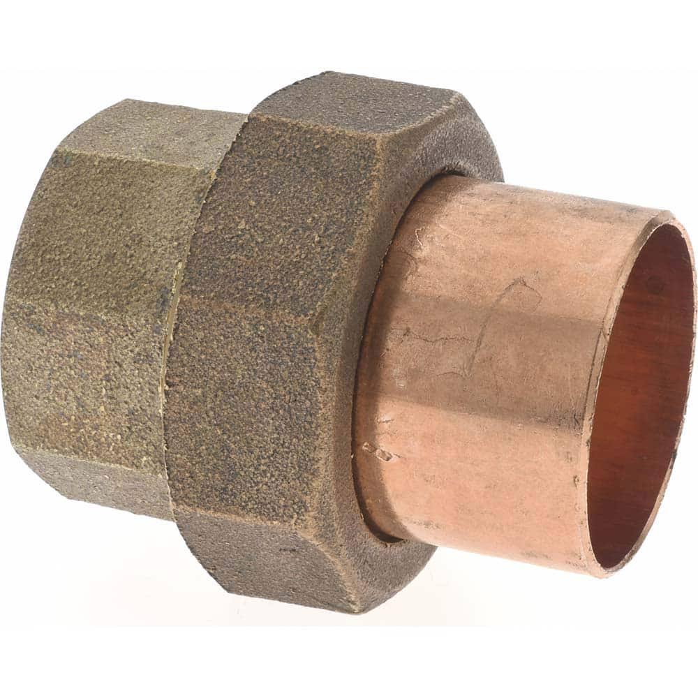 1-1/2x22 Wrot Copper Pipe Union, Solder Joint Z2294