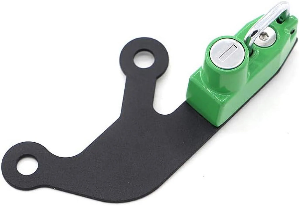 Motorcycle Helmet Lock Anti-theft Security Lock for Kawasaki Z 650 Ninja 650 2017-2020 Green V75328