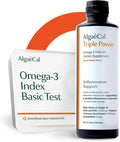 1200mg EPA & DHA Omega-3s Fish Oil Supplement and Omega-3 Home Test Kit Y915425