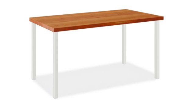 Cherry Top Table with White Base Q989229