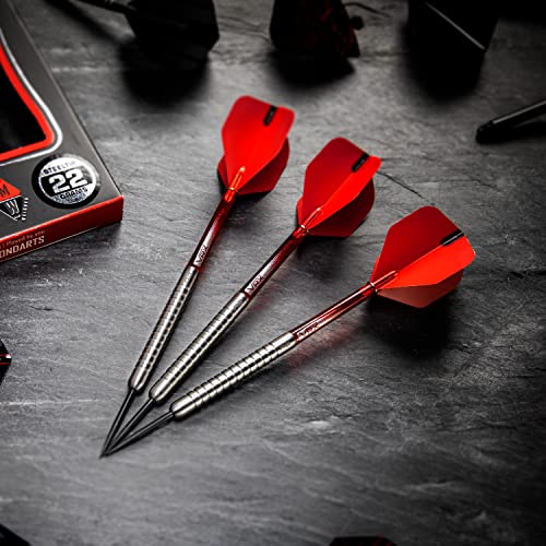 22g Tungsten Steeltip Darts Set with Flights & Shafts B469
