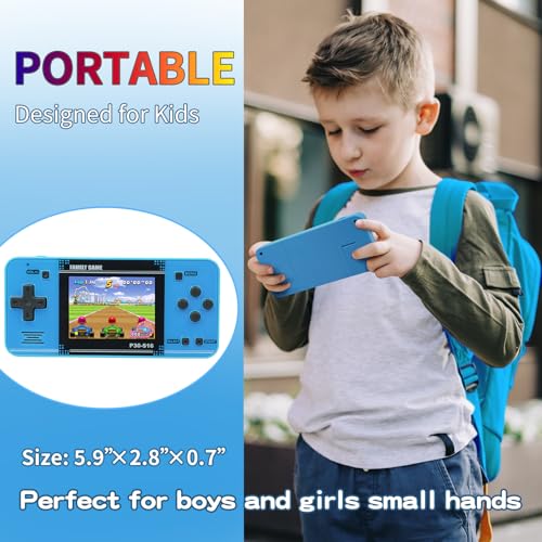 Handheld Retro Video Game Player with 3.0" LCD Screen (Red) E663