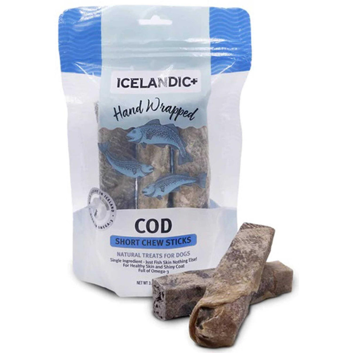 Hand Wrapped Cod Skin Dog Treats A109