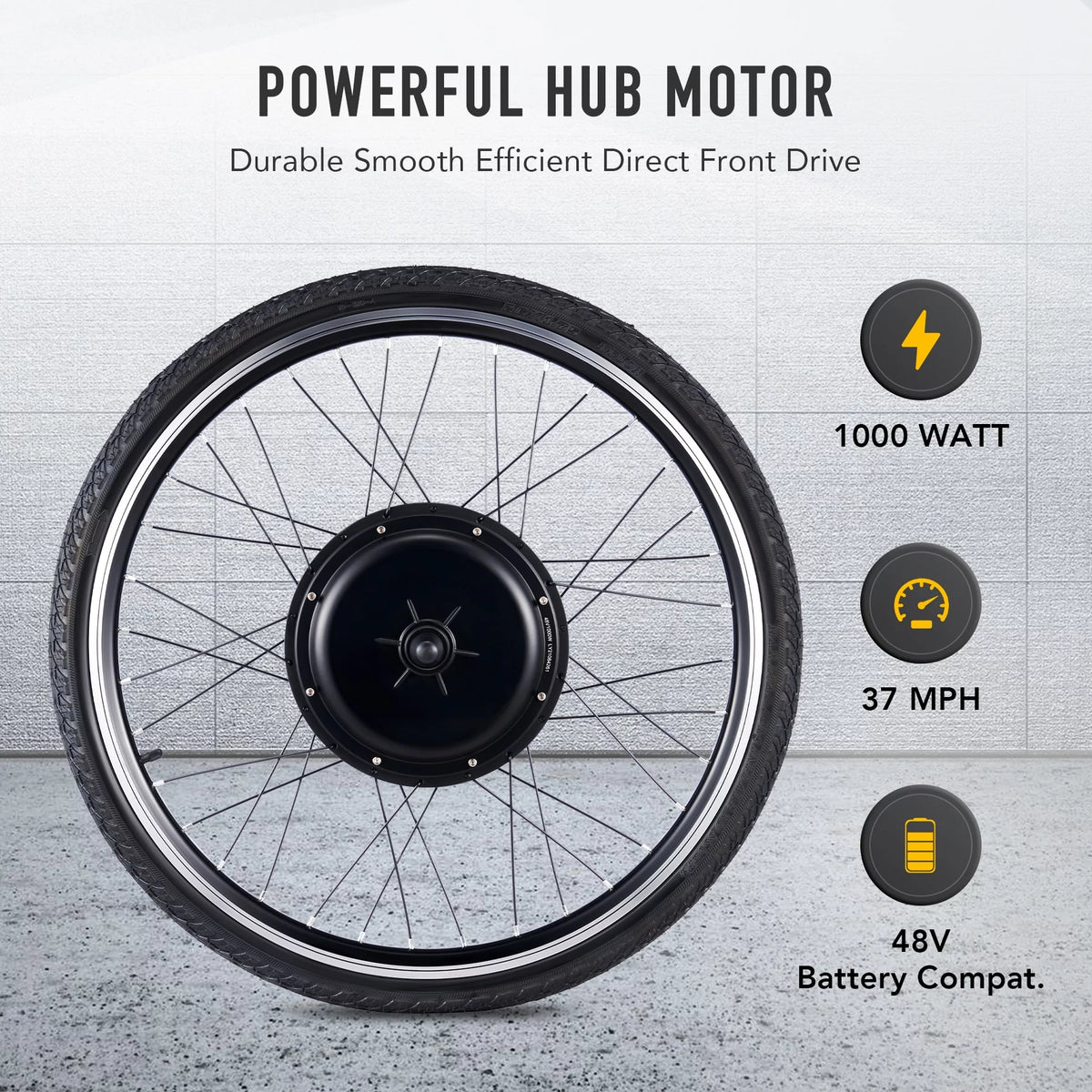 26 Inch 1000 Watt Electric Bike Conversion Kit J6725