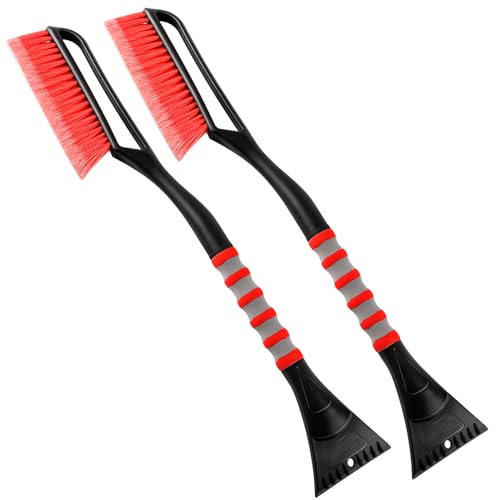 2 Pack 27" Snow Brush and Ice Scrapers C92908