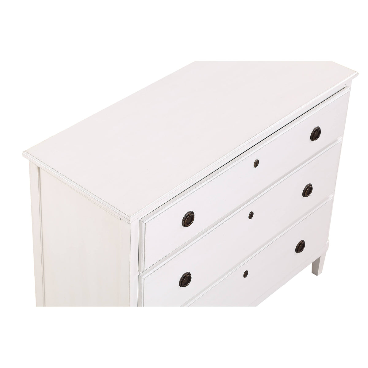 Antique White 3-Drawer Dresser L308
