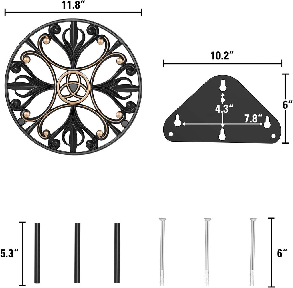 Stainless Cast Aluminum Garden Hose Holder T426