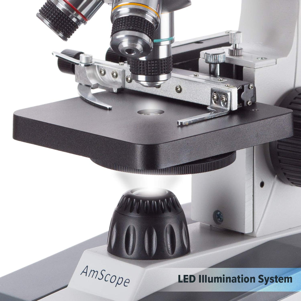 40X-1000X LED Student Microscope with 5MP USB Camera E911822