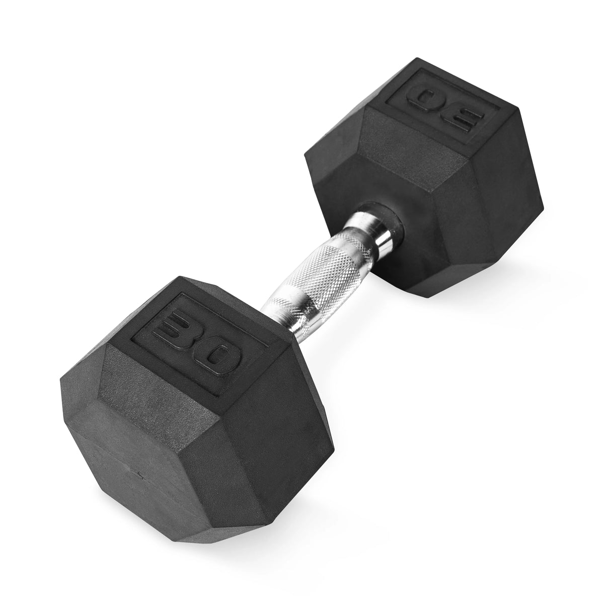 25lb Rubber Hex Dumbbell D310