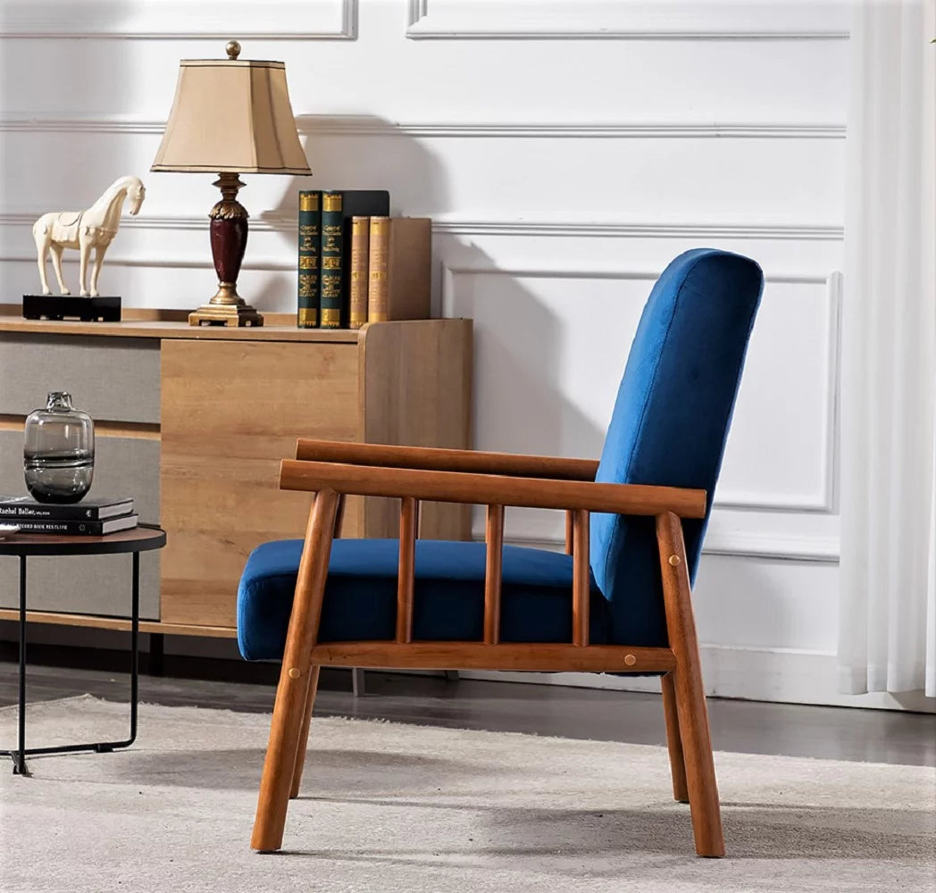 Blue Velvet Armchair O257585