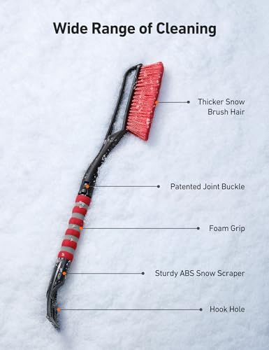 2 Pack 27" Snow Brush and Ice Scrapers C92908