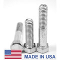 1 inch-14 x 2 1/2 inch UNS Grade 5 Hex Cap Screw, Medium Carbon Steel Zinc Plated, Pk 45 E7411