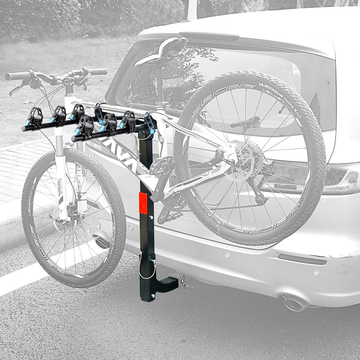 Hitch Mounted 2 Bike Rack Bicycle Carrier Foldable Rack C9558