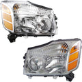 Headlight Driver and Passenger Side with Bulbs Z323