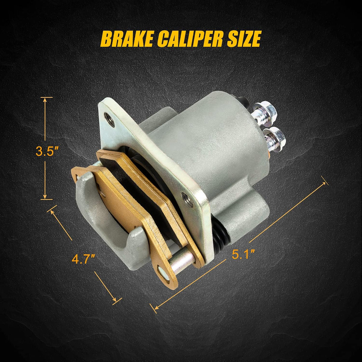 Rear Brake Caliper Assembly Pack of 2 D861616
