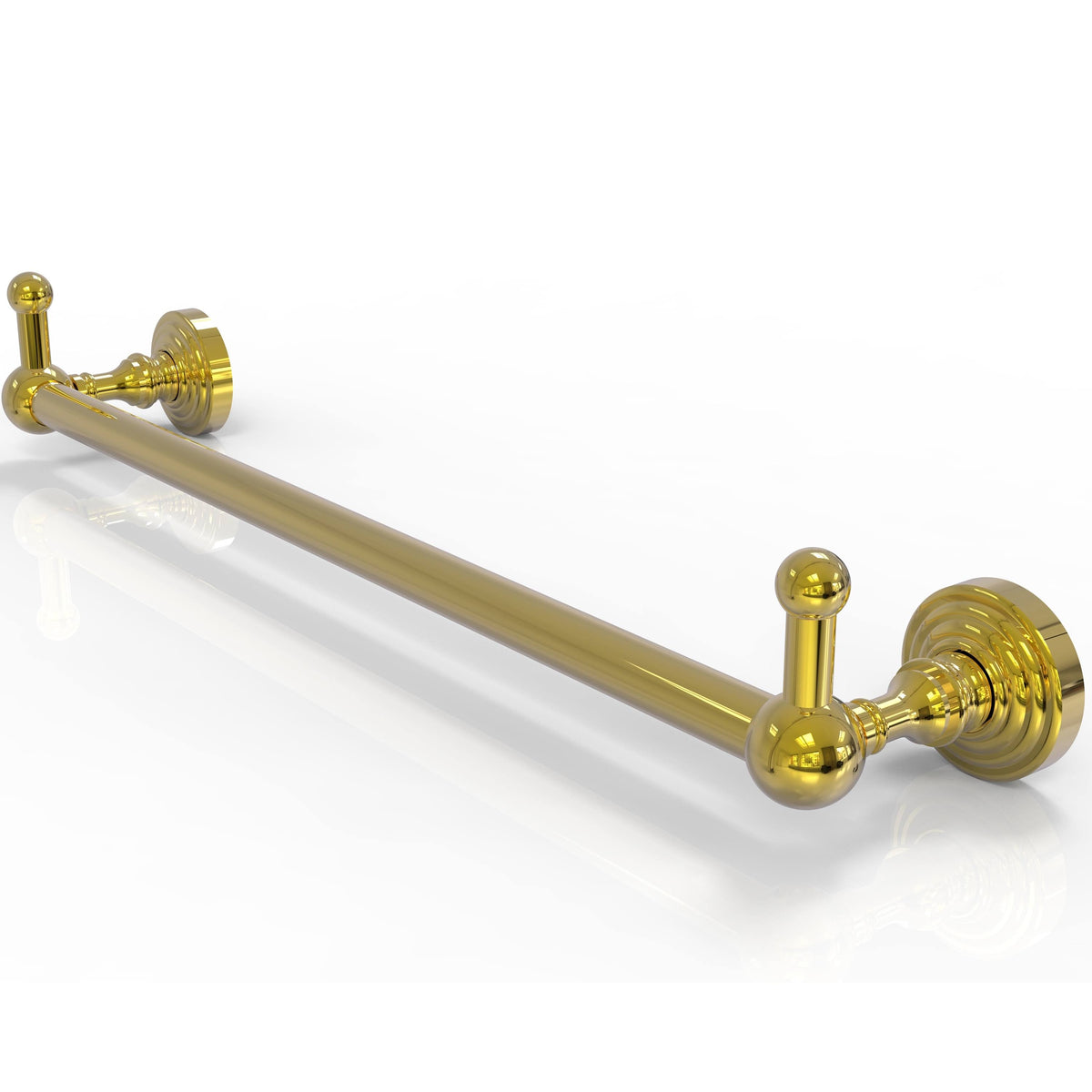18-inch Towel Bar with Integrated Hooks - Brushed Bronze A906843