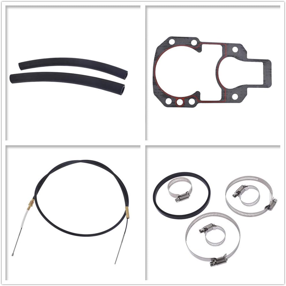 Transom Seal Bellow Repair Kit with Lower Shift Cable Replacement, Pack of 2 M220230