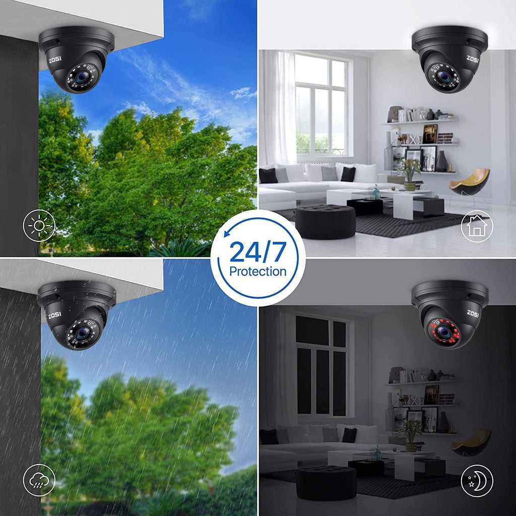 1080p Dome CCTV Security Camera with 105° Wide Angle A2955
