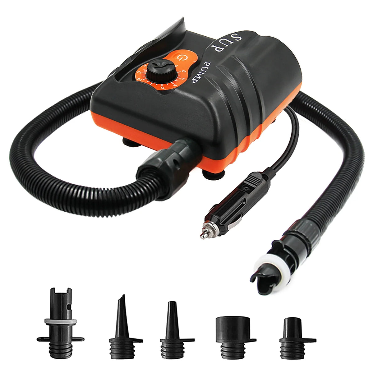 16PSI Electric Inflation Air Pump with 6PCS Nozzles K2520