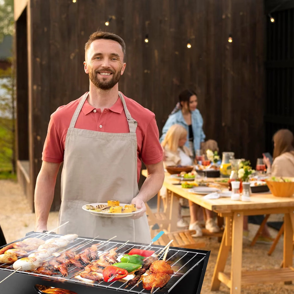 Foldable Charcoal Stainless Steel BBQ Grill Z422