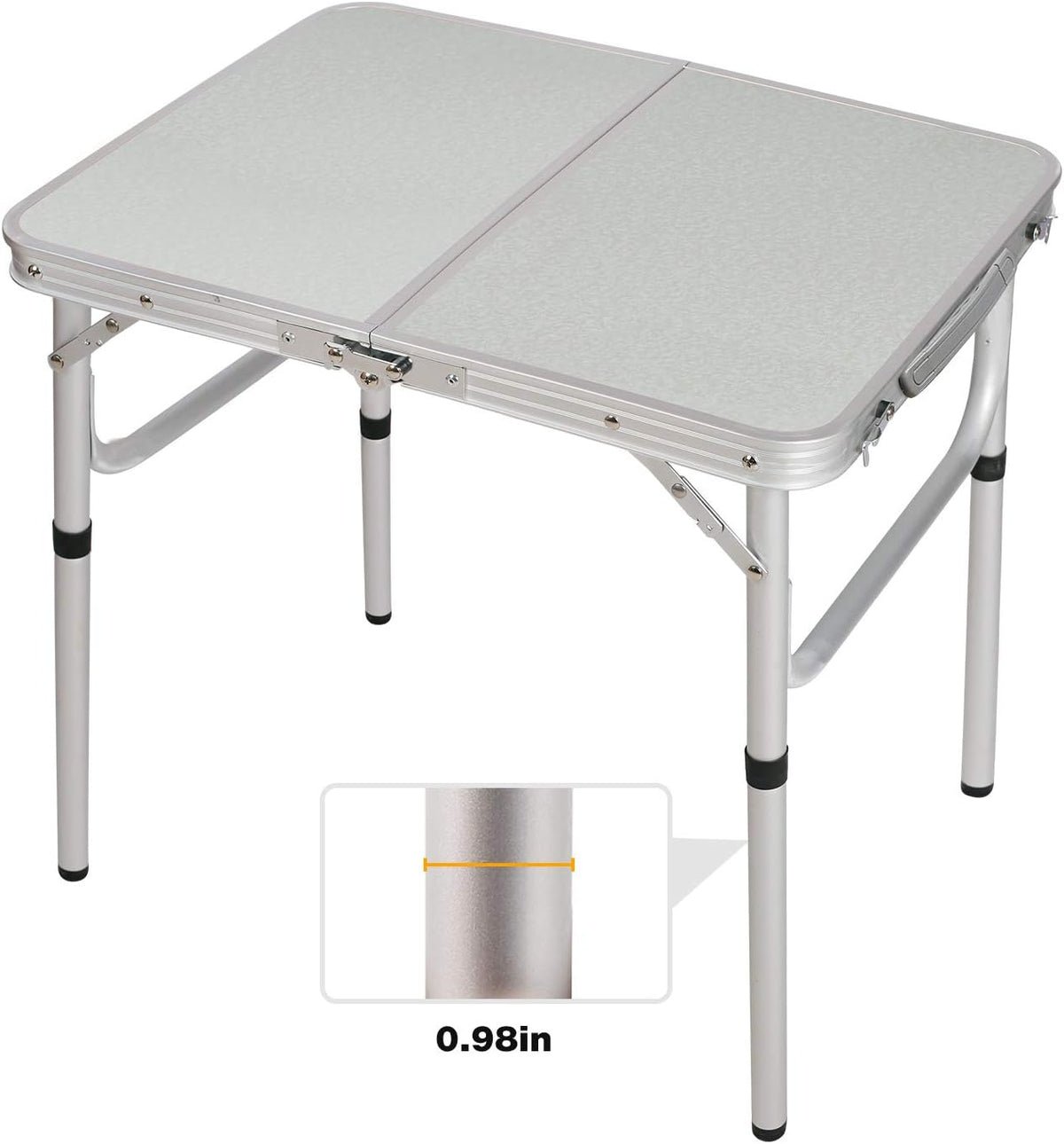 24''x16'' Aluminum Adjustable Folding Camping Table O7468