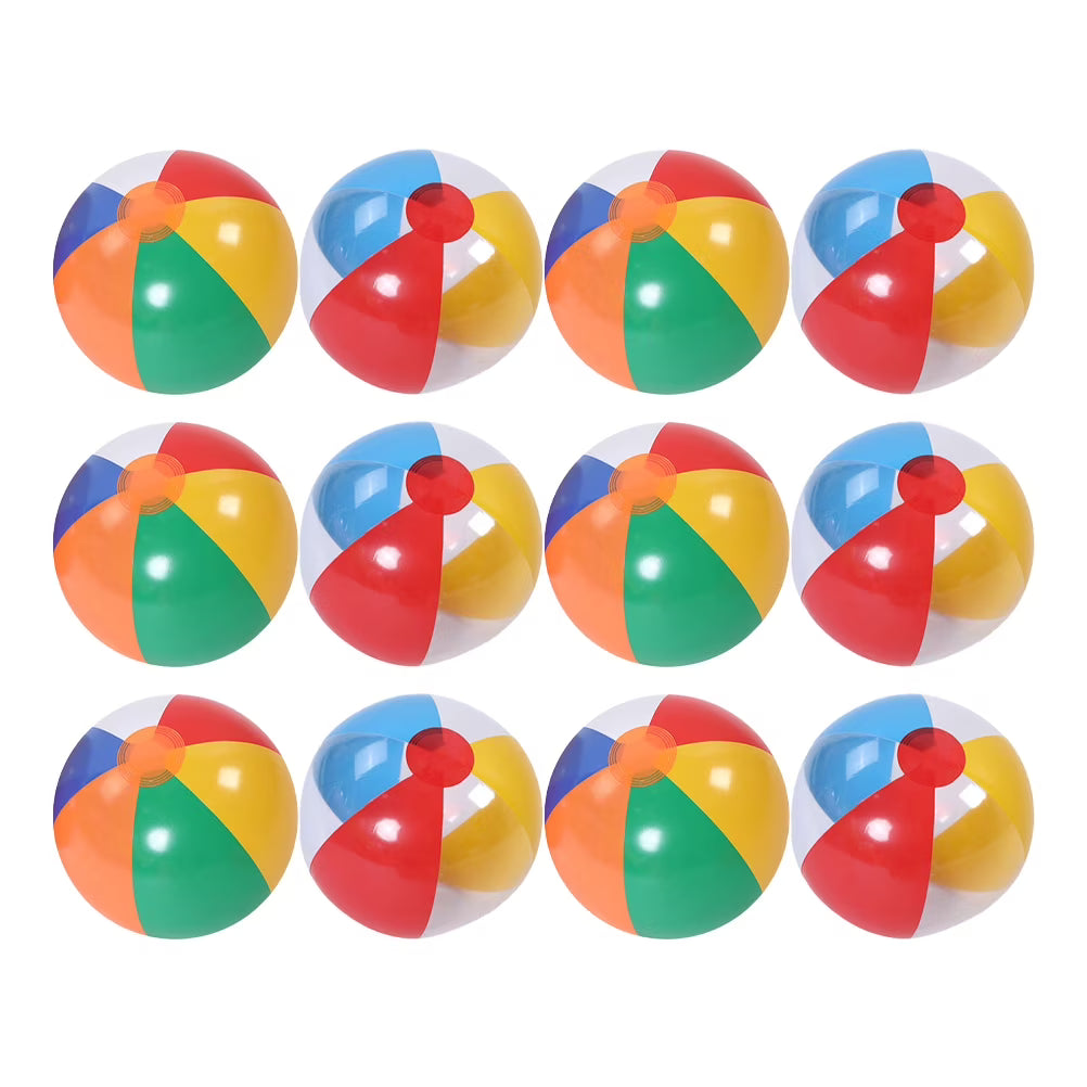 12pcs Inflatable Beach Ball Pool Toy E666954