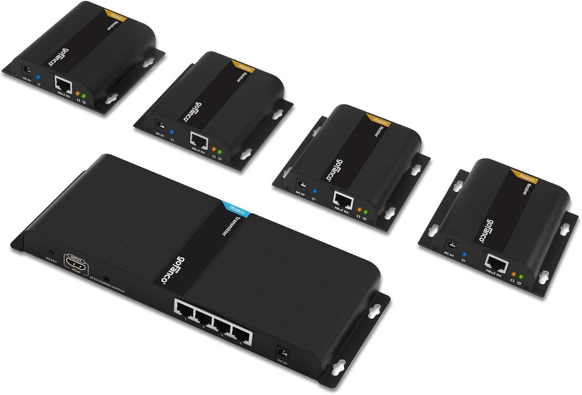 1080p 1x4 HDMI Extender Splitter Balun Q8814