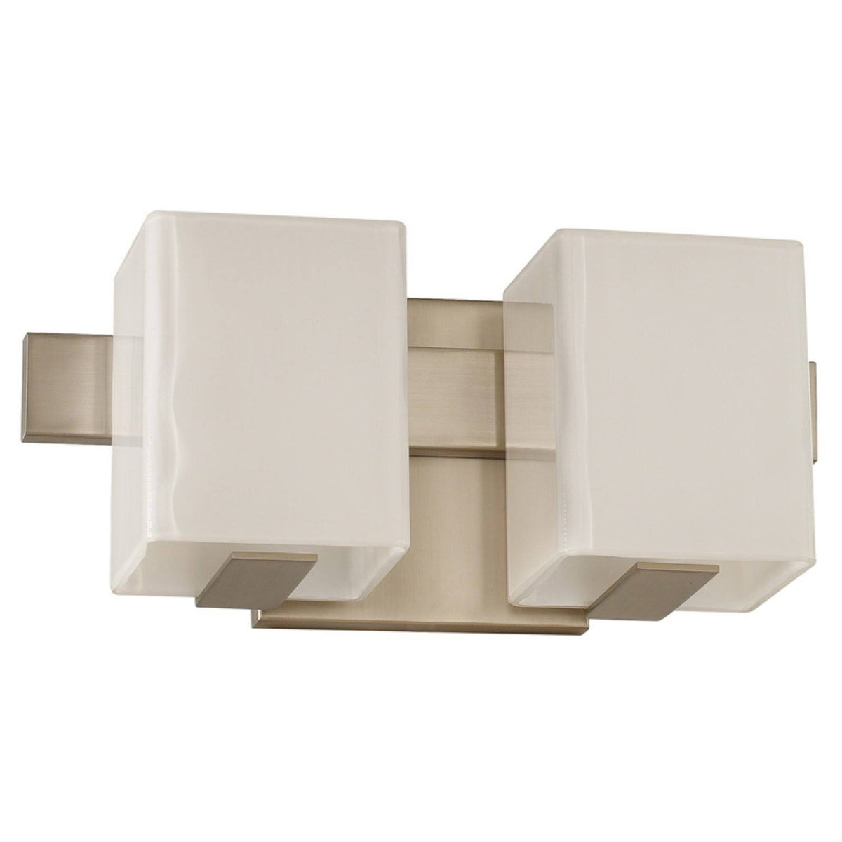 2 Light Bath Satin Nickel A692