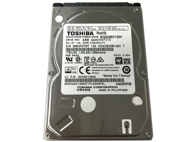 1TB 5400RPM SATA 6.0Gbps Solid State Hybrid Drive S844