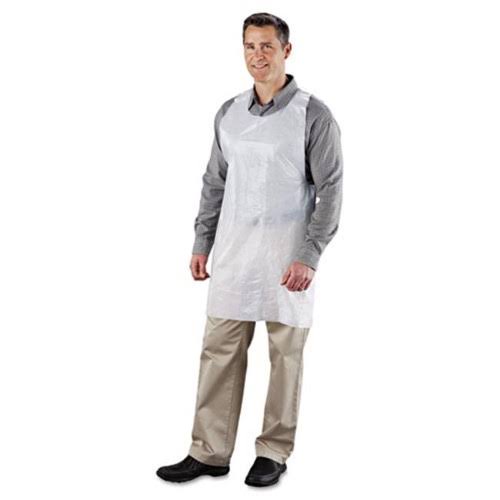 White Poly Apron O185363