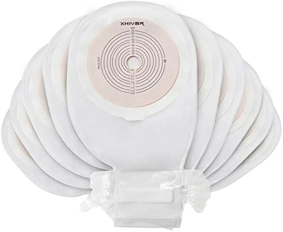 1-Piece Ostomy Bag Colostomy Pouch Box of 10 Y95472