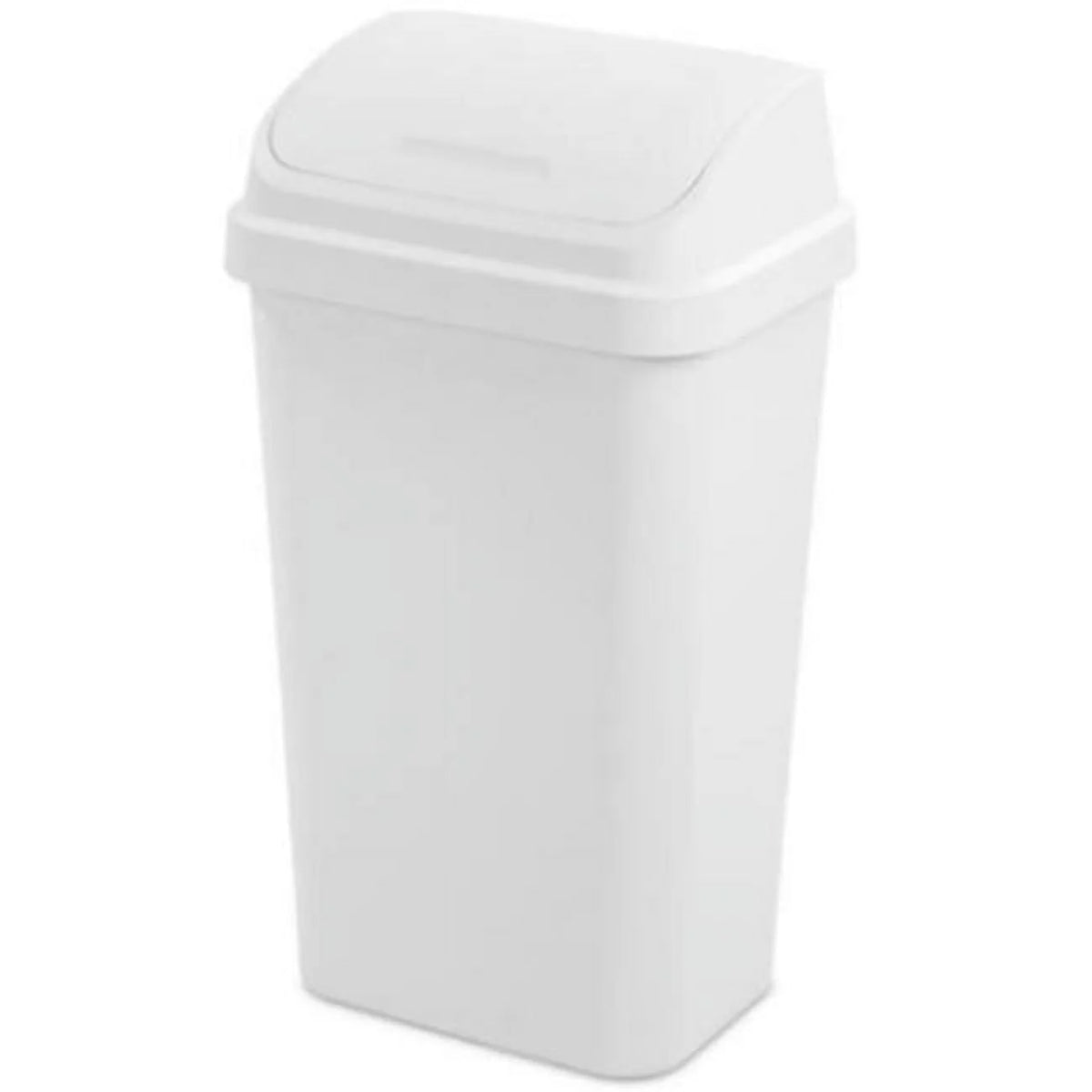 13 Gallon Black Plastic Swing Top Trash Can W790