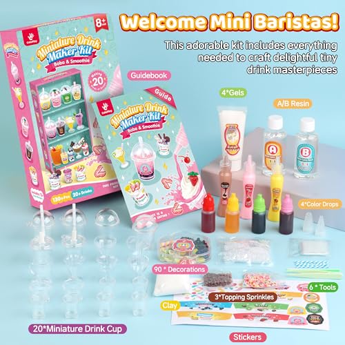 20 PCS Miniature Drink Marker Kit G43510
