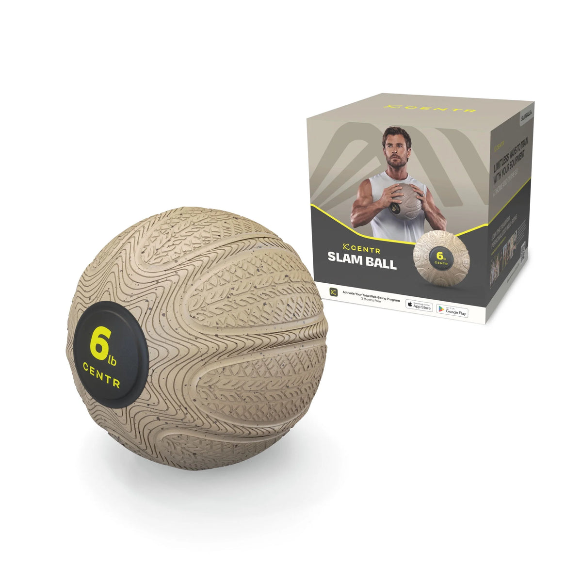 10 lb Sand Brown Slam Ball I5342