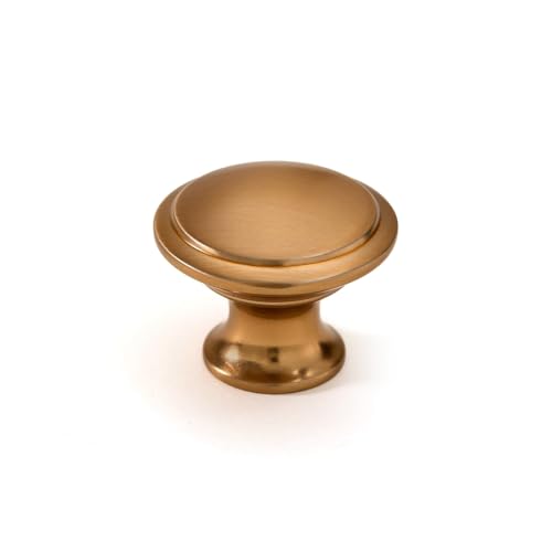 10 Pack Black Round Cabinet Knobs W29132
