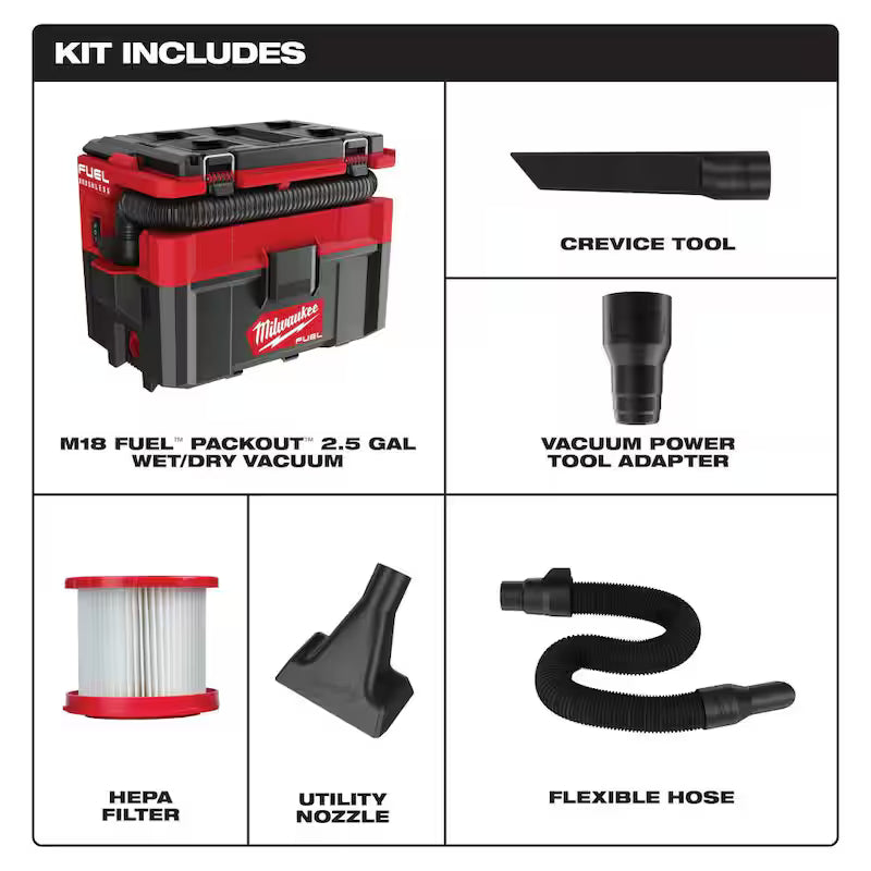 18-Volt Cordless 2.5 Gal. Wet/Dry Vacuum C84138