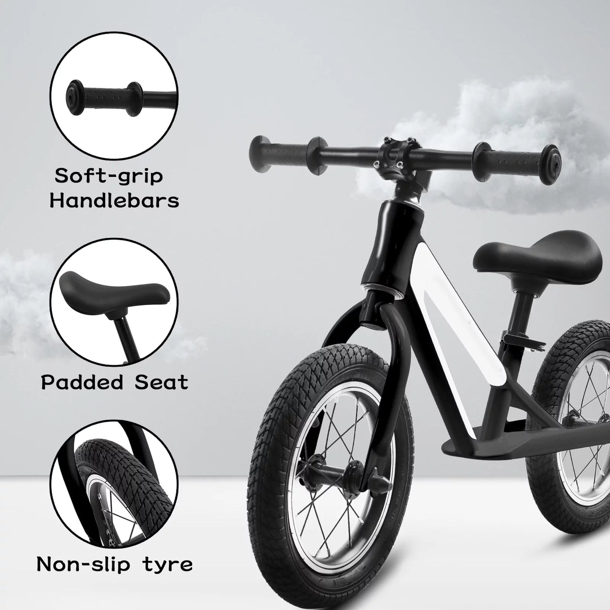 Pink 12 inch Kids Balance Bike H5177