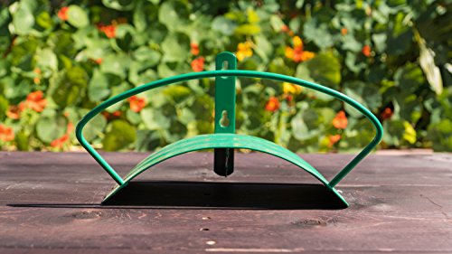 Wall Mount Deluxe Hose Hanger, 5/8", Weathered Verdigris Finish N72834
