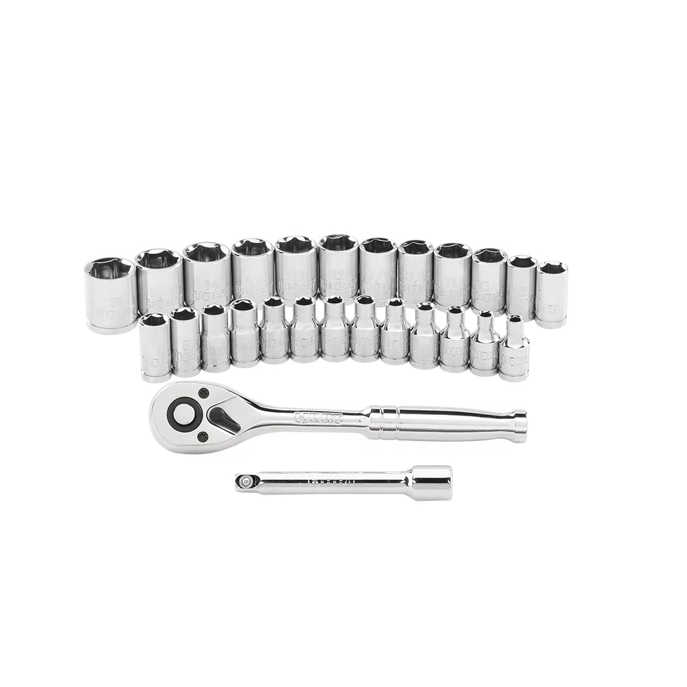26-Piece 1/4-inch Mech Set with Extension Bar H470877