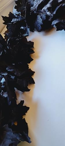 Black 6ft Fall Leaves Garland C653269