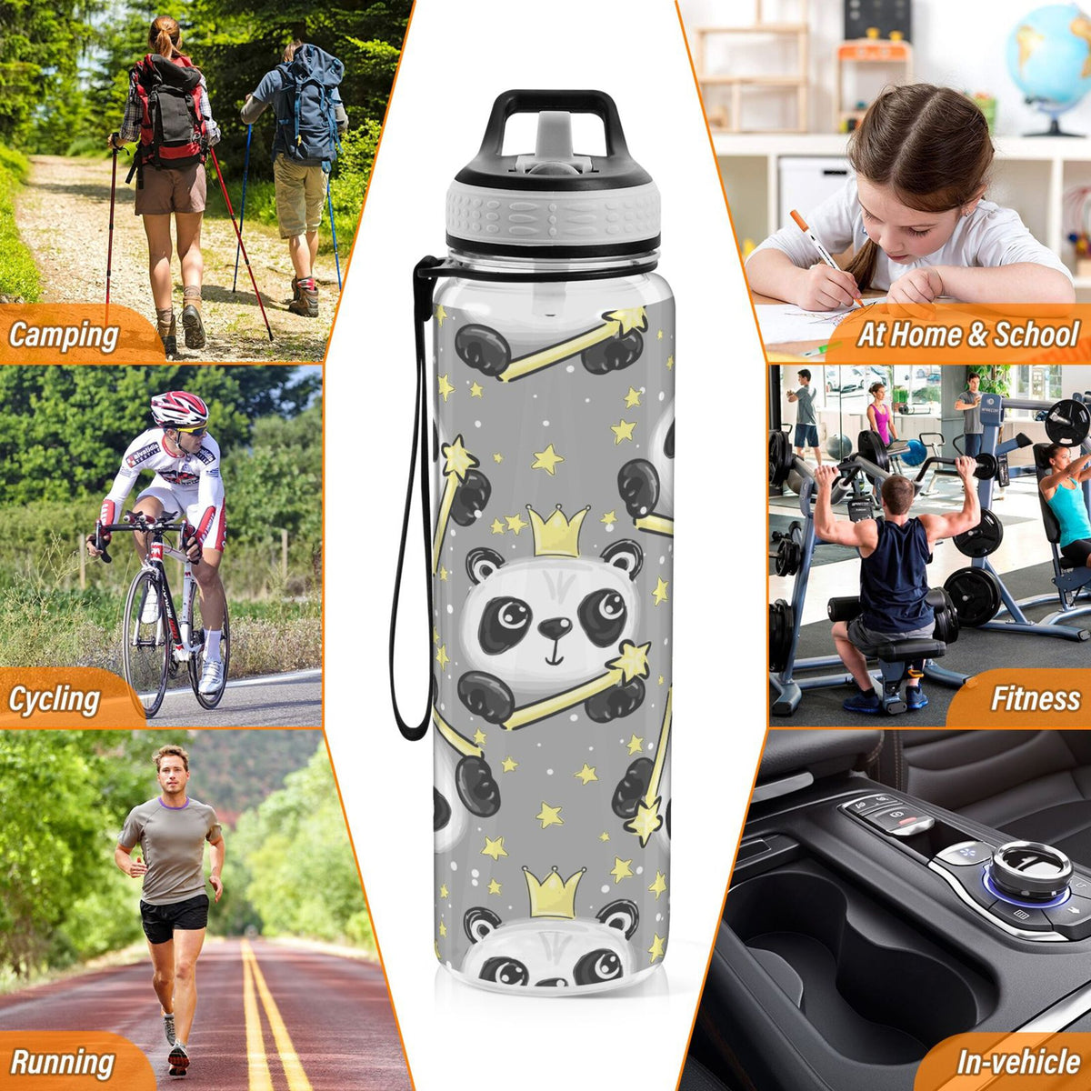 32oz Tritan Water Bottle with Straw I969945