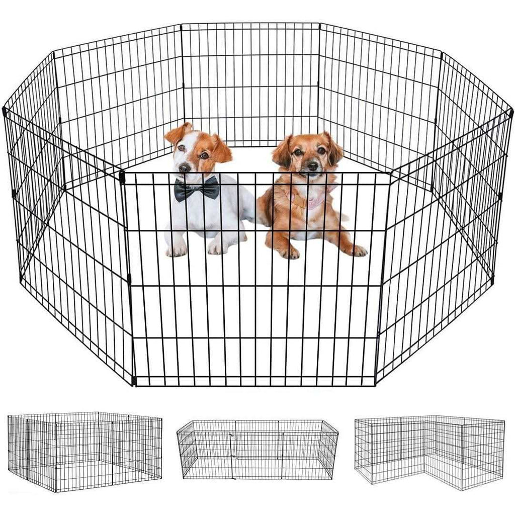24/30/36/42/48 inch 8 Panel Dog Pen with Door G7498
