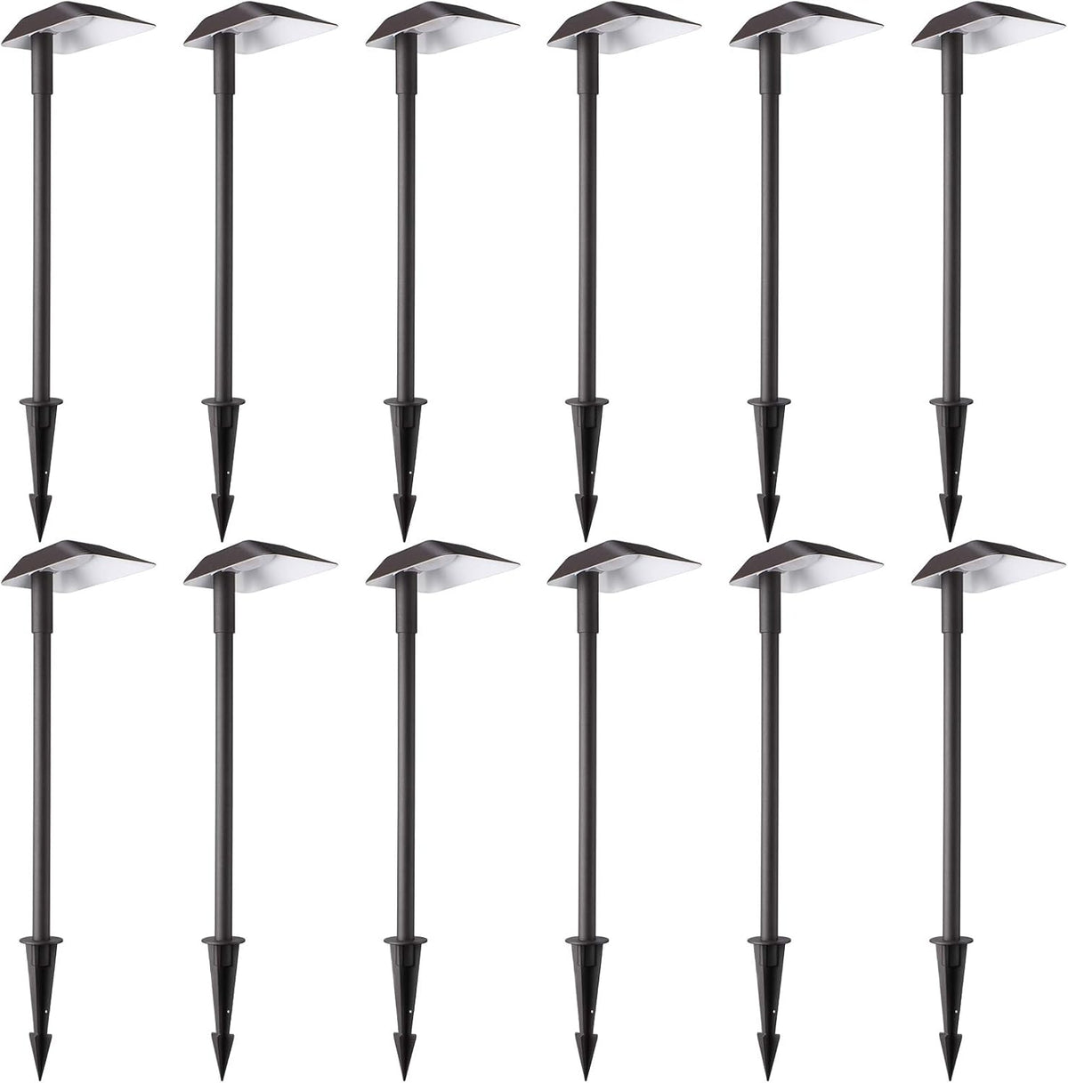 12 Pack Low Voltage LED Landscape Pathway Light L709354