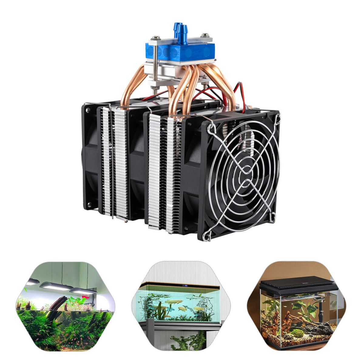 120W Thermoelectric Cooler Water Chiller Cooling System T910