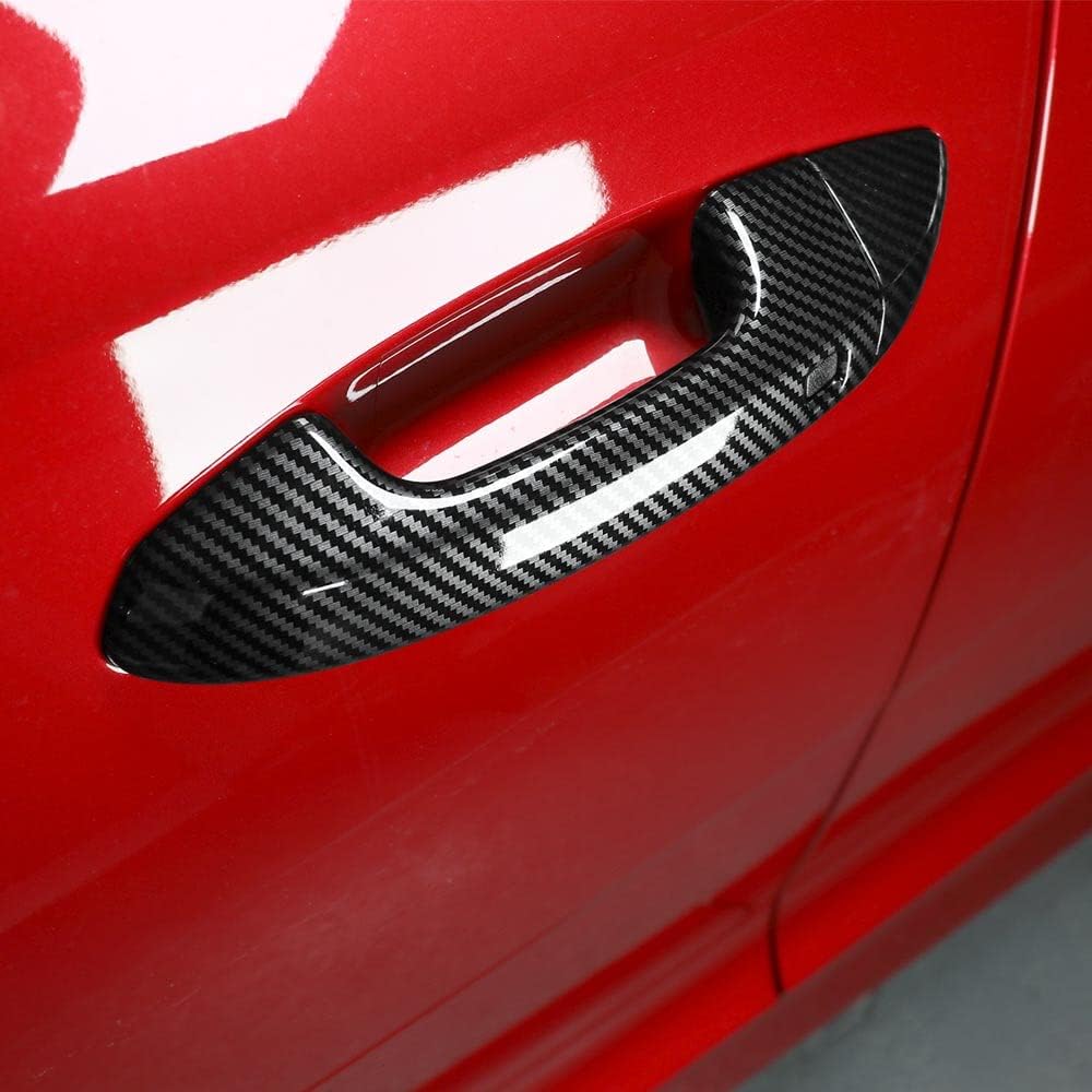 Carbon Fiber Door Handle Covers Pack of 2 E8139