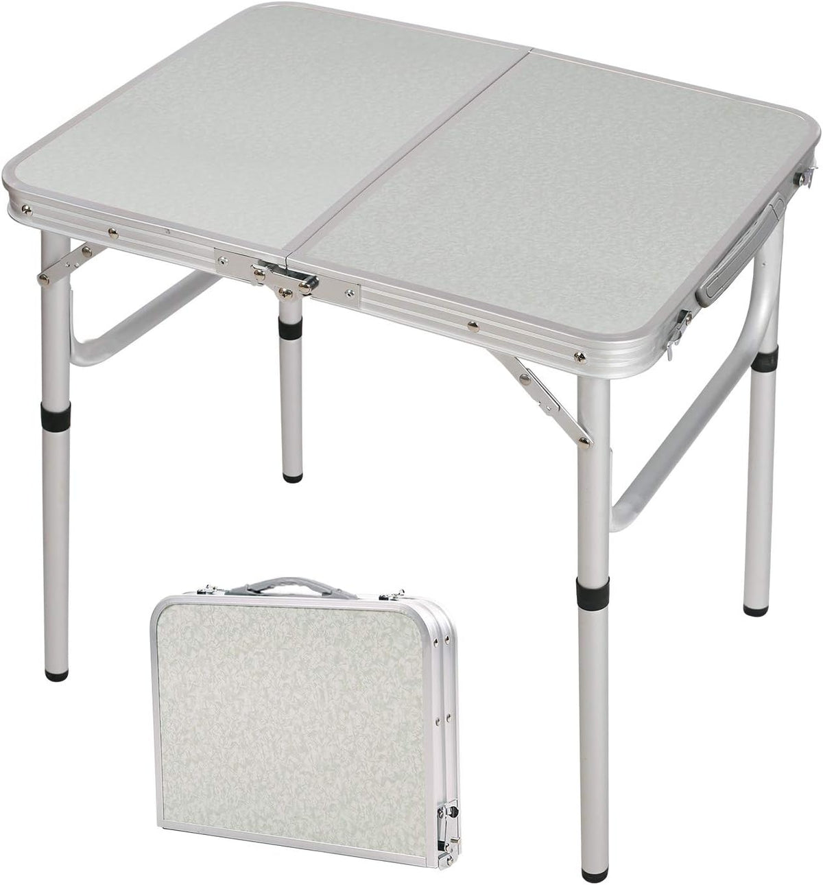 24''x16'' Aluminum Adjustable Folding Camping Table O7468