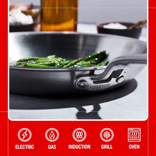 8.5 Inch 5-Ply Stainless Steel Frying Pan U240421